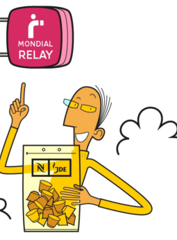 Envoi des capsules aluminium en Mondial Relay pour recyclage